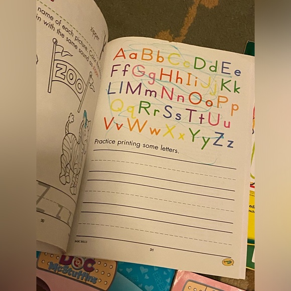 4 kids educational work books, coloring book 📚 ✏️ - Picture 7 of 16